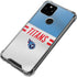 NFL Tennessee Titans White Striped Google Pixel 5 Clear Case